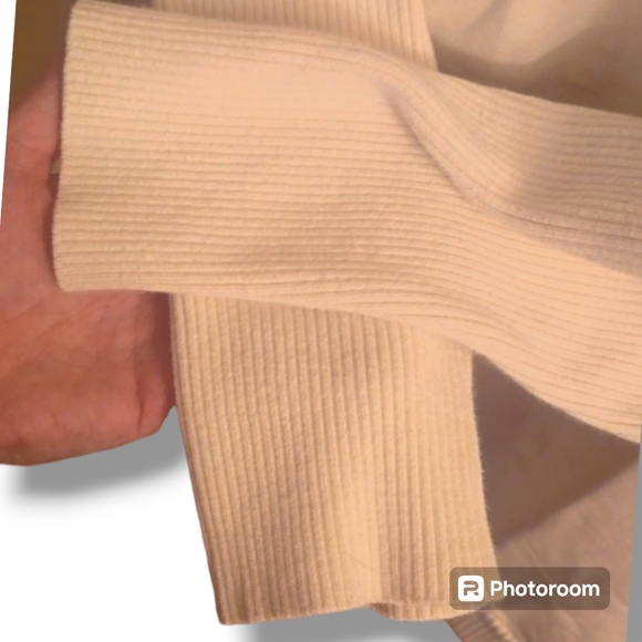 Varley Adeline Drawstring Waist Cream Top - Picture 5 of 8